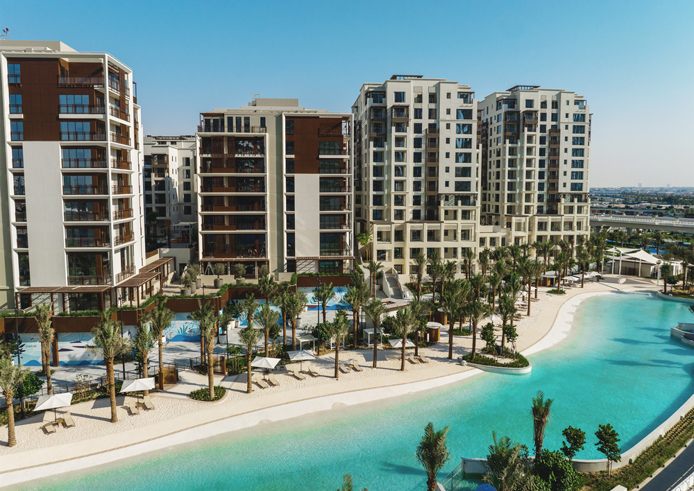 Creek Beach development with premium architectural finishes